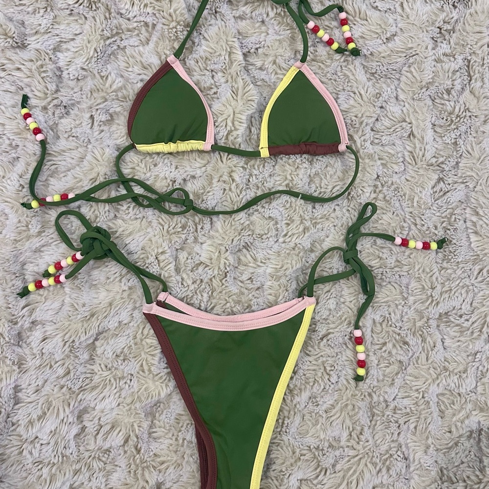 With Jean Olive and Blush Bikini